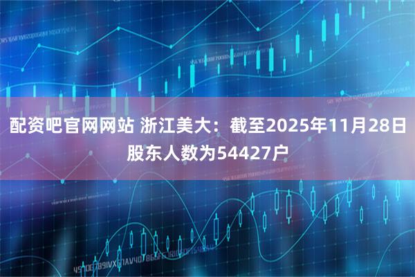 配资吧官网网站 浙江美大：截至2025年11月28日股东人数为54427户